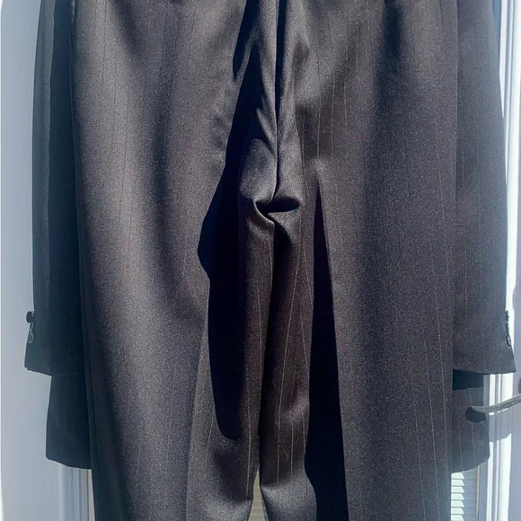Zandello Black Men's 2 Piece Suit 42R Jacket/ 36R Pants Professional Italian